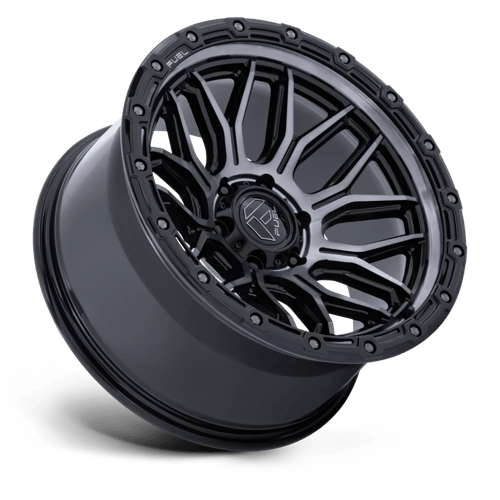 Fuel 1Pc Fc881 Surge 20X9 +20 Gloss Black Machined W/ Gtcc