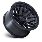 Fuel 1Pc Fc881 Surge 20X9 +1 Matte Black W/ Gloss Black Lip