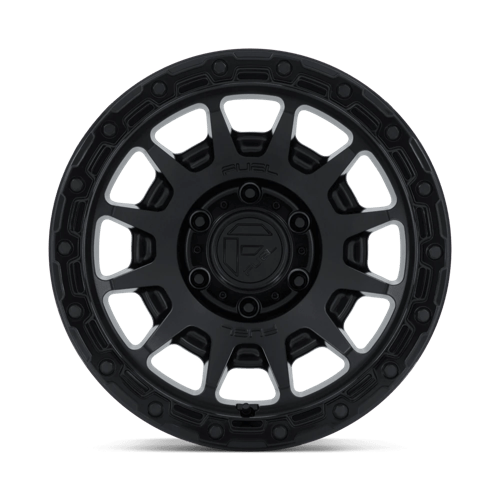 Fuel 1Pc Fc884 Fortress 18X9 +20 Matte Black W/ Gloss Black Lip