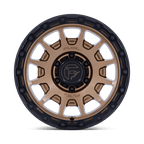 Fuel 1Pc Fc884 Fortress 18X9 +20 Matte Bronze W Gloss Black Lip