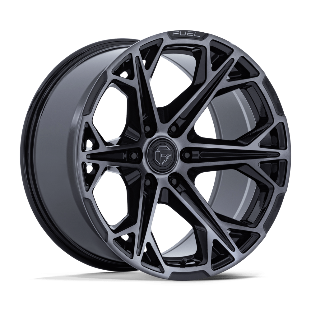Fuel 1Pc Fc886 Hammerhead 20X10 -18 Gloss Black Dark Tinted Clear