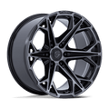 Fuel 1Pc Fc886 Hammerhead 22X10 -18 Gloss Black Dark Tinted Clear