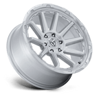 Fuel 1Pc Fc887 Circuit 22X9 +1 Gloss Silver W/ Machined Face