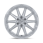 Fuel 1Pc Fc887 Circuit 18X9 +20 Gloss Silver W/ Machined Face