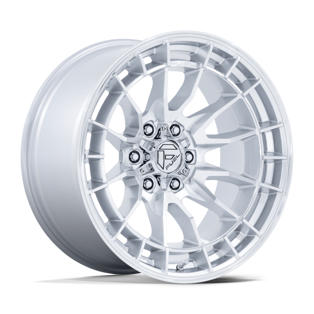 Fuel 1Pc Fc888 Revolt 18X9 +20 Hyper Silver W/ Machined Face