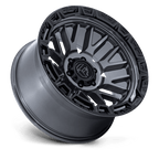 Fuel 1Pc Fc890 Rail 20X9 +1 Gloss Gunmetal W/ G-Blk Lip