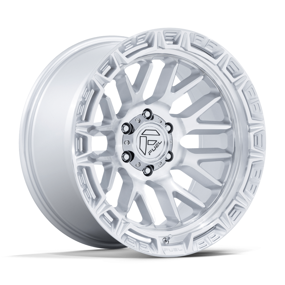 Fuel 1Pc Fc890 Rail 20X9 +1 Gloss Silver W/ Machined Face