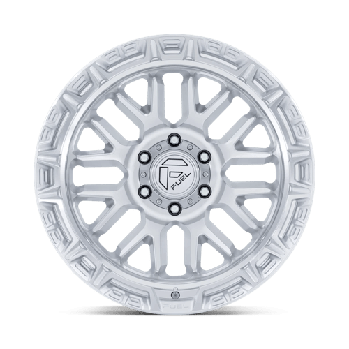 Fuel 1Pc Fc890 Rail 20X10 -18 Gloss Silver W/ Machined Face