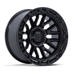 Fuel 1Pc Fc890 Rail 20X10 -18 Matte Black W/ Gloss Black Lip