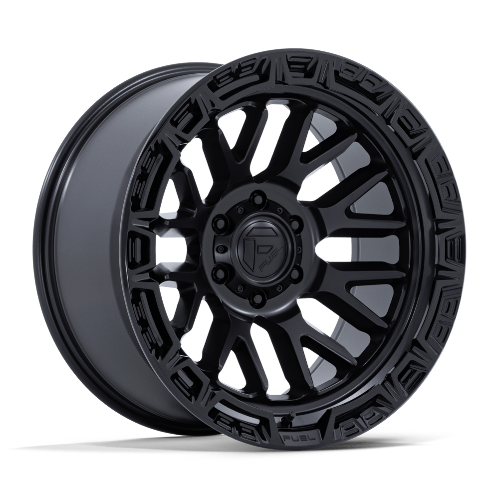 Fuel 1Pc Fc890 Rail 20X9 +1 Matte Black W/ Gloss Black Lip