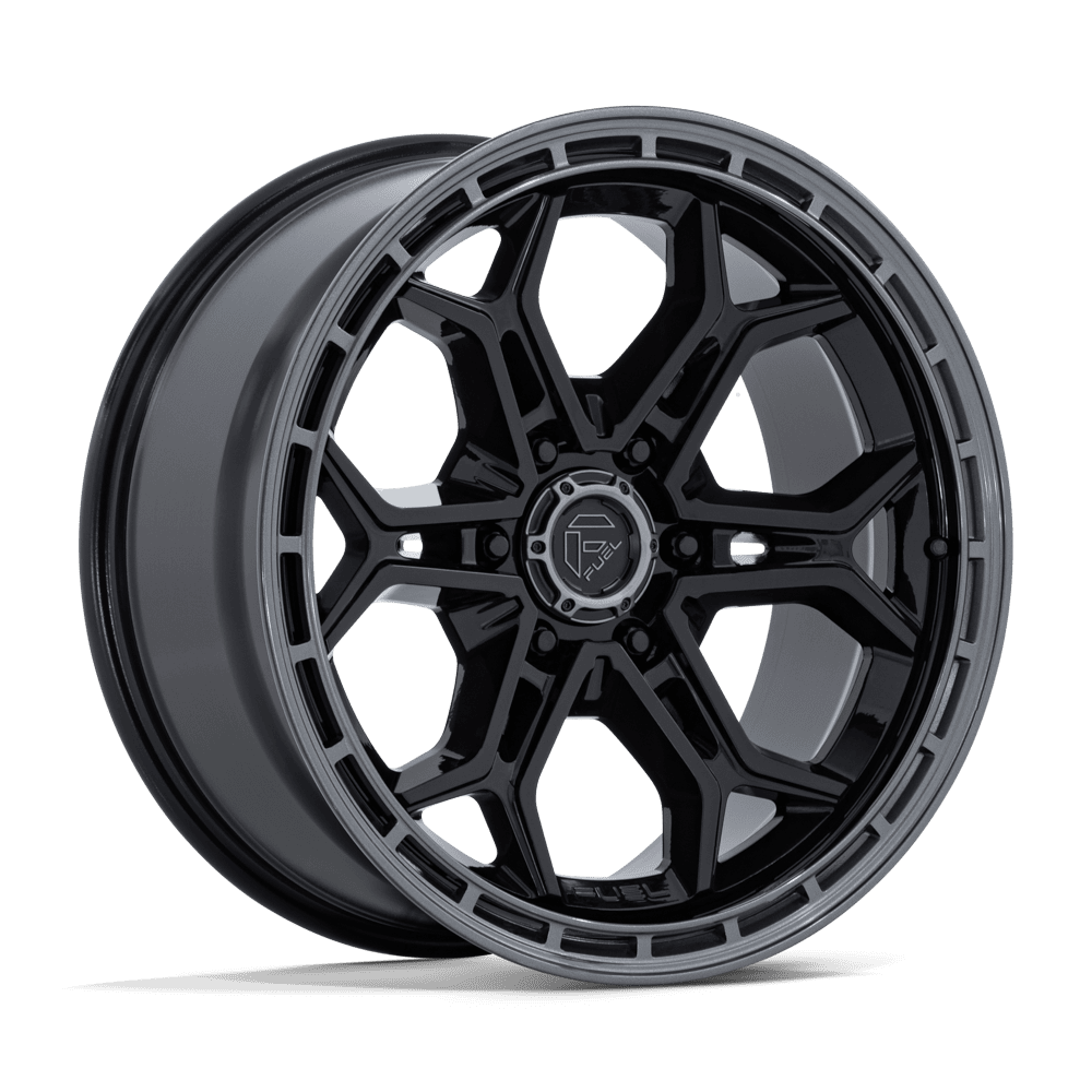 Fuel 1Pc Fc896 Heathen 20X9 +20 Gloss Black Gloss Gunmetal Lip