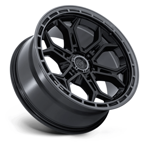 Fuel 1Pc Fc896 Heathen 20X9 +1 Gloss Black Gloss Gunmetal Lip