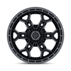 Fuel 1Pc Fc896 Heathen 20X9 +20 Gloss Black Gloss Gunmetal Lip