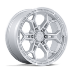 Fuel 1Pc Fc896 Heathen 20X9 +1 Gloss Silver W/ Machined Face