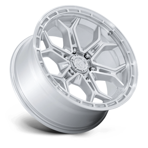 Fuel 1Pc Fc896 Heathen 20X9 +1 Gloss Silver W/ Machined Face