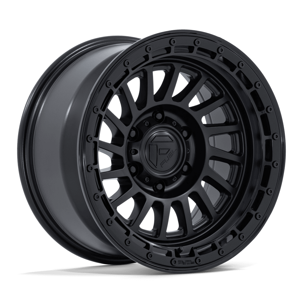 Fuel 1Pc Fc897 Havoc 18X9 +12 Matte Black W/ Gloss Black Lip