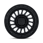 Fuel 1Pc Fc897 Havoc 17X9 +1 Matte Black W/ Gloss Black Lip