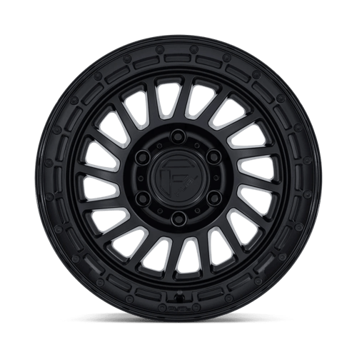 Fuel 1Pc Fc897 Havoc 17X9 +1 Matte Black W/ Gloss Black Lip