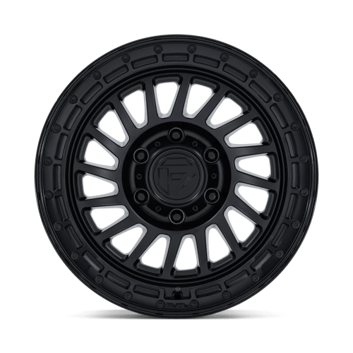 Fuel 1Pc Fc897 Havoc 18X9 +12 Matte Black W/ Gloss Black Lip