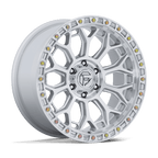 Fuel 1Pc Fc901 Talon 17X8.5 +25 Gloss Silver W/ Machined Face