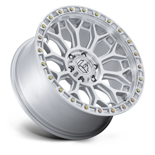 Fuel 1Pc Fc901 Talon 17X9 +1 Gloss Silver W/ Machined Face