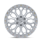 Fuel 1Pc Fc901 Talon 17X8.5 +25 Gloss Silver W/ Machined Face