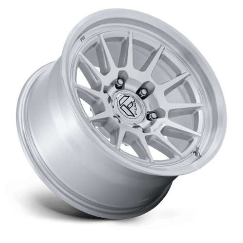 Fuel 1Pc Fc902 Spur 17X8.5 +25 Gloss Silver W/ Machined Face