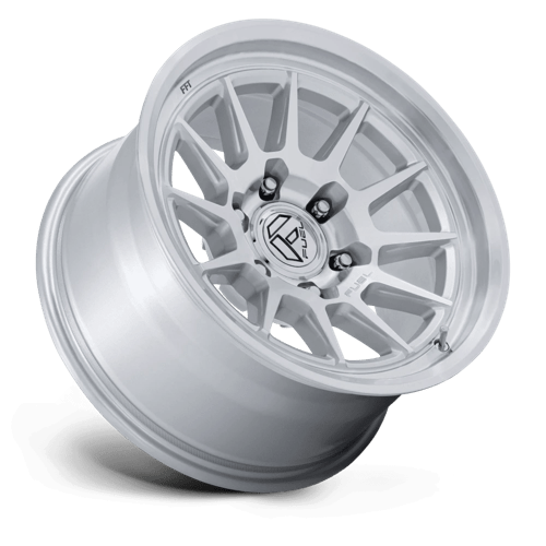 Fuel 1Pc Fc902 Spur 17X9 +1 Gloss Silver W/ Machined Face