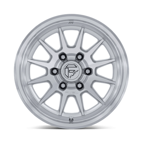 Fuel 1Pc Fc902 Spur 17X9 -12 Gloss Silver W/ Machined Face