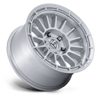 Fuel 1Pc Fc905 Ascend 17X8.5 +25 Gloss Silver W/ Machined Face