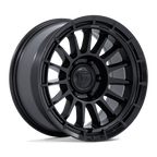 Fuel 1Pc Fc905 Ascend 20X9 +1 Matte Black W/ Gloss Black Lip