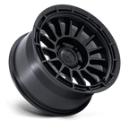 Fuel 1Pc Fc905 Ascend 17X8.5 +25 Matte Black W/ Gloss Black Lip