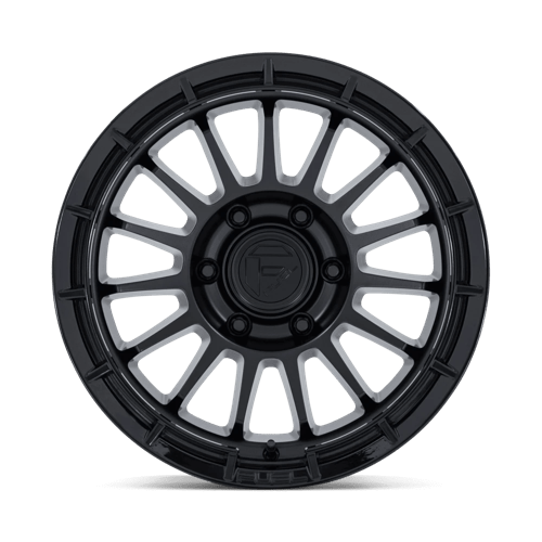 Fuel 1Pc Fc905 Ascend 17X8.5 +25 Matte Black W/ Gloss Black Lip