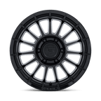 Fuel 1Pc Fc905 Ascend 17X9 -12 Matte Black W/ Gloss Black Lip