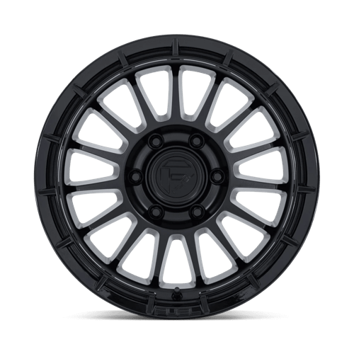 Fuel 1Pc Fc905 Ascend 20X9 +1 Matte Black W/ Gloss Black Lip