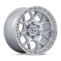 Fuel 1Pc Fc908 Puma 17X9 -12 Gloss Silver W/ Machined Face