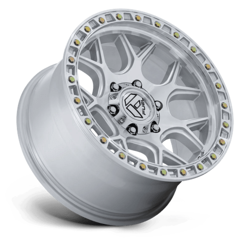 Fuel 1Pc Fc908 Puma 20X9 +1 Gloss Silver W/ Machined Face