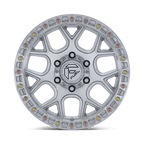 Fuel 1Pc Fc908 Puma 17X9 -12 Gloss Silver W/ Machined Face