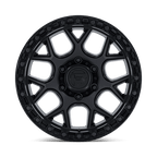Fuel 1Pc Fc908 Puma 17X9 -12 Matte Black W/ Gloss Black Lip