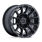 Fuel 1Pc Fc910 Foxhound 17X9 +1 Gloss Black Dark Tinted Clear