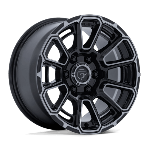 Fuel 1Pc Fc910 Foxhound 17X9 +1 Gloss Black Dark Tinted Clear
