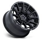 Fuel 1Pc Fc910 Foxhound 17X9 +1 Gloss Black Dark Tinted Clear