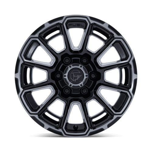 Fuel 1Pc Fc910 Foxhound 17X9 +1 Gloss Black Dark Tinted Clear