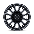 Fuel 1Pc Fc910 Foxhound 17X9 +1 Gloss Black Dark Tinted Clear