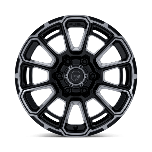 Fuel 1Pc Fc910 Foxhound 18X9 +1 Gloss Black Dark Tinted Clear
