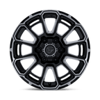 Fuel 1Pc Fc910 Foxhound 18X9 +20 Gloss Black Dark Tinted Clear