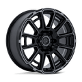 Fuel 1Pc Fc910 Foxhound 20X9 +1 Gloss Black Dark Tinted Clear