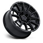 Fuel 1Pc Fc910 Foxhound 20X9 +1 Gloss Black Dark Tinted Clear