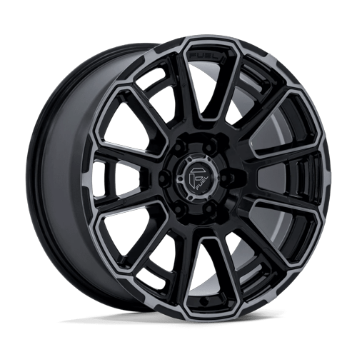 Fuel 1Pc Fc910 Foxhound 20X9 +20 Gloss Black Dark Tinted Clear