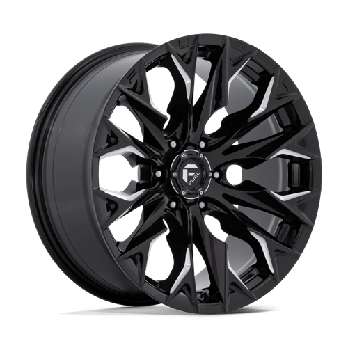 Fuel 1Pc D803 Flame 20X9 +1 Gloss Black Milled